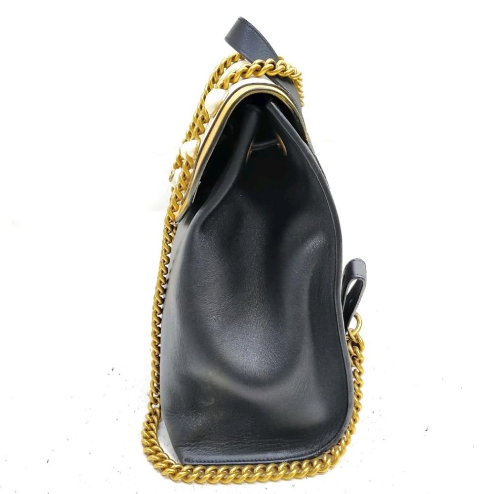 GUCCI (LNC) PEARL PEONY CHAIN BACKPACK - Picture 5 of 16